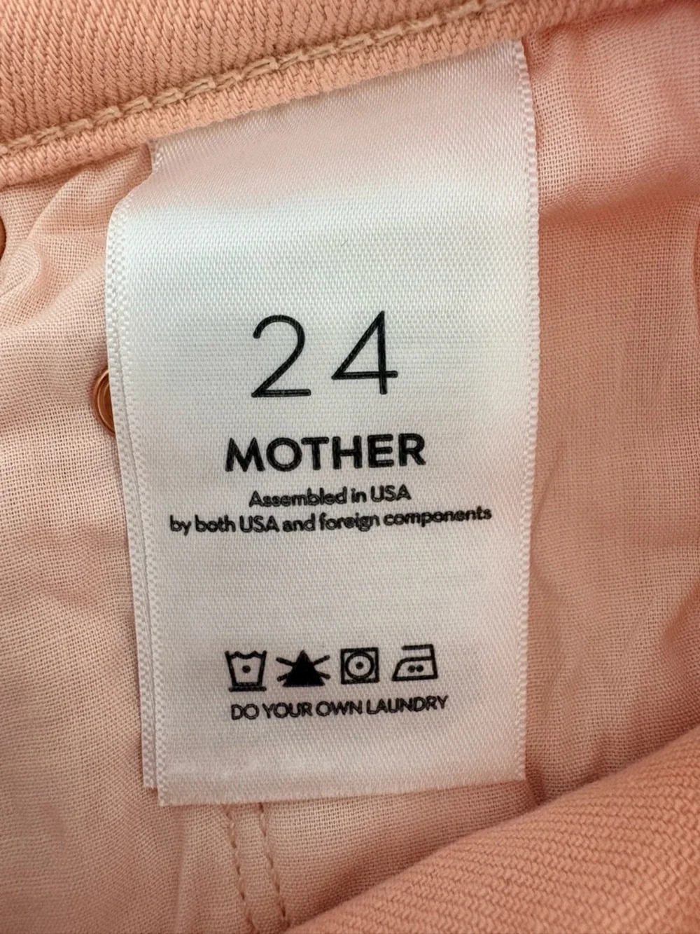 MOTHER SUPERIOR The Insider Hover The Devil May Care Sz 24 Peach Parfait NWT - Picture 6 of 16